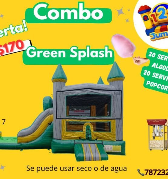 123Jumping - Combo Green Splash