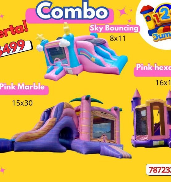 123Jumping - Combo 3 Pink