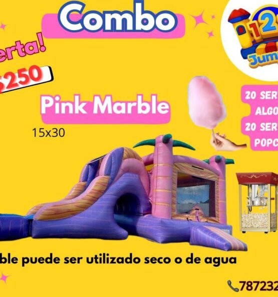 123Jumping - Combo Pink Marble