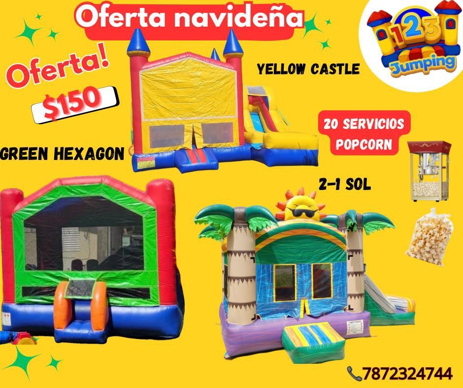 123Jumping - Combo Oferta Navideña